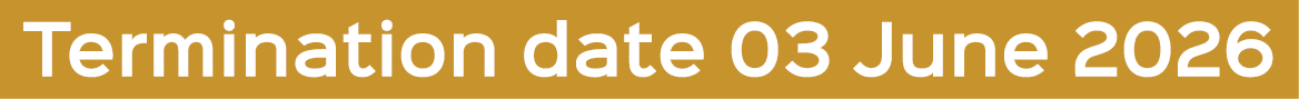 Termination date 03 June 2026