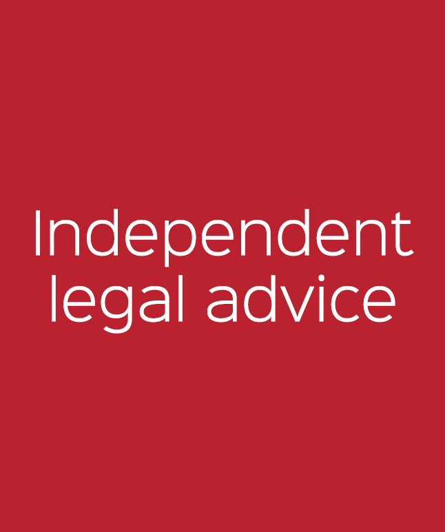 Independent legal advice