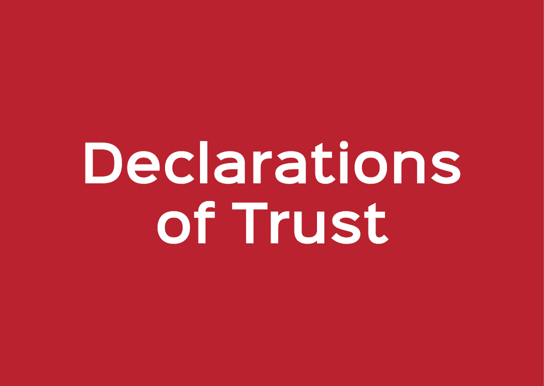 Declarations of Trust